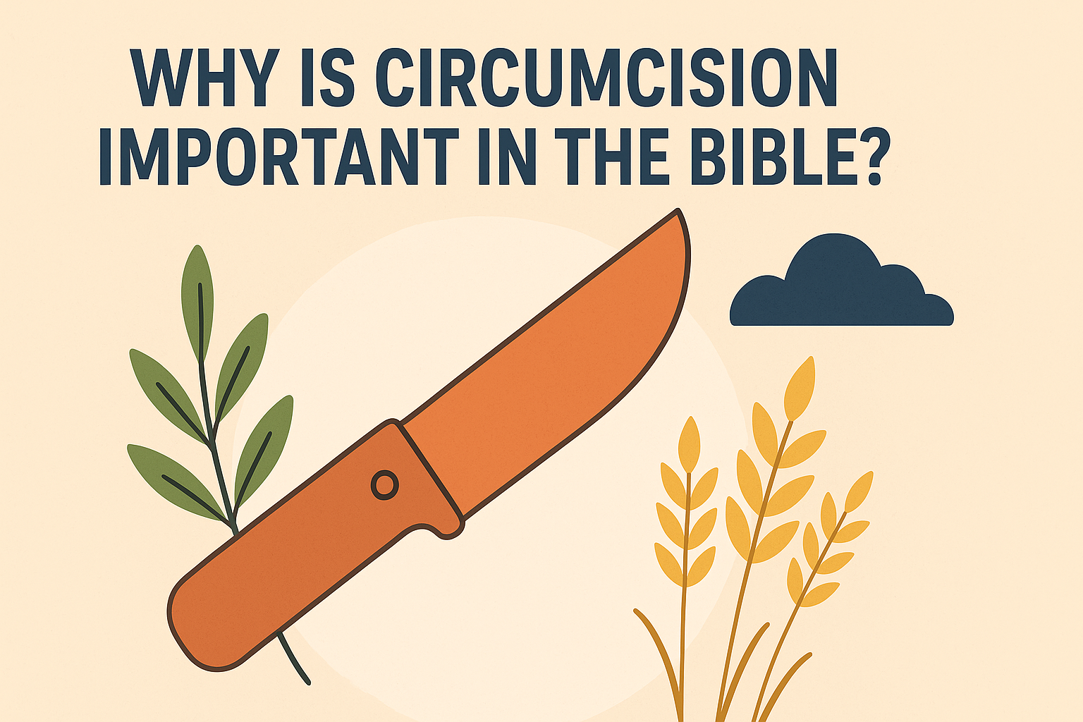 Cartoon illustration representing why is circumcision important in the bible